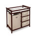 Modern Baby Change Table with 3 Baskets and Hamper