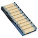 Rolled Coin Aluminum Tray with Denomination & Quantity Etched On Side