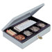 Steelmaster Heavy-Duty Steel Low-Profile Cash Box with 6 Compartments
