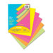 Card Stock Paper,Hyper,65 lb.,8-/2"x11",100/PK,Assorted