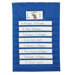 Standard Word/Sentence Strip Pocket Chart, 34"x50", Blue