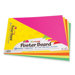 Poster Board, Recyclable, 11"x14",5 Sh/PK, Fluorescent Asst.