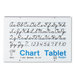 Chart Tablets w/Cursive Cover, Ruled, White,  30 Sheets/Pad