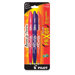 Ball Gel Pen, Erasable, 0.7mm, Fine Point, 3 per Pack, Pink/Orange/Purple