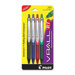 Rollerball Pen, Retractable, VBall, 4/PK, Asst