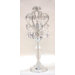 Chandelier Table Lamp in Clear White