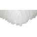 Triple Layer Tulle Bed Skirt in White