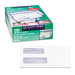 Reveal-N-Seal Double Window Check Envelope, Self-Adhesive, White, 500/box