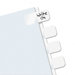 Side-Mount Self-Stick Plastic Index Tab, One Inc, 104/Pack