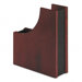 Wood And Faux Leather Magazine File