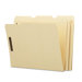 Two Fasteners 1/3 Cut Third Position Top Tab Folder, 50/Box