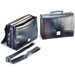 Leather Briefcase with Shoulder Strap