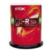 CD-R Discs 700Mb/80Min 52X Spindle, 100/Pack