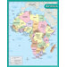Africa Map Chart 17x22
