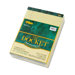 Double Docket Ruled Pads, Narrow Rule, Letter, 100 Sheets, 6-Pack, Canary