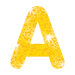 Stick-eze Stick-on Letters Yellow