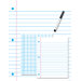Wipe-off Chart Kit Note Paper 3pk