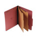 Pressboard Classification Folder, Letter, Six-Section, 10/Box