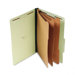 Pressboard Classification Folder, Legal, Eight-Section, 10/Box