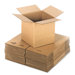Corrugated Kraft Fixed-Depth Shipping Carton, 25/Bundle