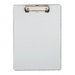Brushed Aluminum Plastic Clipboard