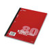 Single Subject Notebooks, Wide Margin/Rule, 8 X 10-1/2, 80 Sheets/Pad