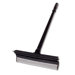Plastic Squeegee/Scrubber, 24" L, Wood Handle, Black