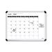 Perpetual Dry-erase Calendar, 35"x47", White