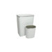 Traditional Times Quilted Rose Pattern Vinyl Hamper and Matching Wastebasket