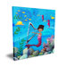 Wit & Whimsy African American Mermaid Canvas Art