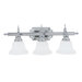 French Regency  Vanity Light in Chrome