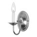  Wall Sconce in Brushed Nickel
