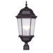 Hamilton 27" Three Light Outdoor Post Head in Bronze