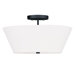 Mendham 3 Light Semi Flush Mount
