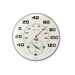 Extra Large Metal Thermometer with 18" Clock