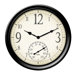 Decorative Clock with 14" Thermometer