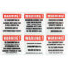 Alcohol Warning Coasters Set