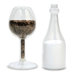 Cheers Glass Salt and Pepper Shakers
