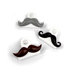 Mustache Bag Clips (Set of 3)