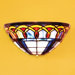 Ambiance Half-Moon Wall Sconce with Amber Accent