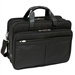 R Series Walton Nylon 17" Expandable Laptop Briefcase in Black
