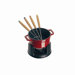 Mini Chocolate 0.25 qt. Fondue Set in Cherry