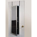 Over the Door Jewelry Armoire Mirror Cabinet in Silver