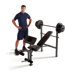 Bench with 100 lb Weight Set