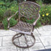 Mississippi Cast Aluminum Swivel Rocker - Pack of 2
