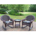 Resin Wicker 3-Piece Rocker Set