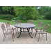 Stone Art 7 Piece Dining Set