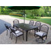 Rochester 7 Piece Swivel Dining Set with Cushions