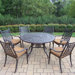 Belmont 7 Piece Round Dining Set with Cushions