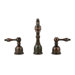 Double Handle Widespread  Bathroom Faucet